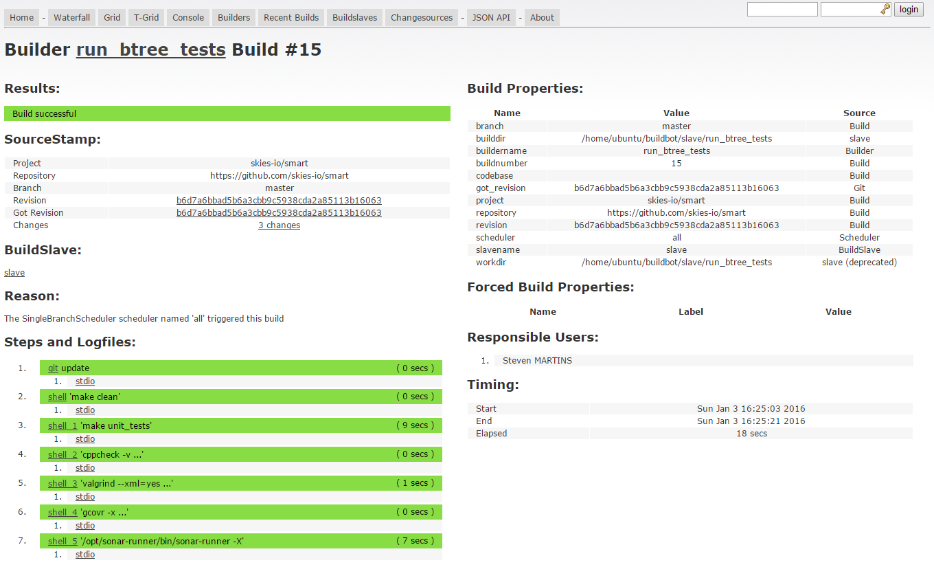 BuildBot preview